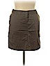 J.jill 100% Cotton Brown Casual Skirt Size 14 - photo 1