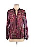Kut from the Kloth 100% Polyester Purple Long Sleeve Blouse Size M (petite) - photo 1