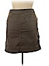 J.jill 100% Cotton Brown Casual Skirt Size 14 - photo 2