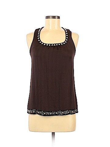 Alice + Olivia Sleeveless Silk Top (view 1)