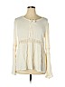 Mossimo Supply Co. 100% Rayon Ivory Long Sleeve Blouse Size XL - photo 1
