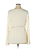 Mossimo Supply Co. 100% Rayon Ivory Long Sleeve Blouse Size XL - photo 2