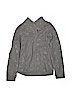 Athletic Works 100% Polyester Print Gray Fleece Jacket Size 10 - 12 - photo 1