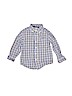 The Children's Place 100% Cotton Blue Long Sleeve Button-Down Shirt 18-24 MO / 24 MO - photo 1