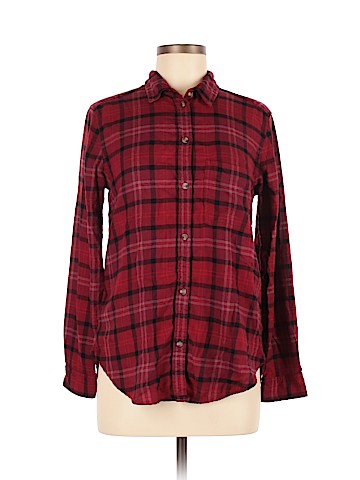American Eagle Outfitters Long Sleeve Button-Down Shirt (view 1)
