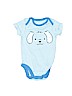 The Children's Place 100% Cotton Blue Short Sleeve Onesie Size 3-6 mo - photo 1