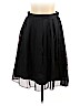 DKNY 100% Silk Black Silk Skirt Size 14 - photo 1