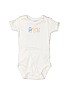 Carter's 100% Cotton White Short Sleeve Onesie Size Newborn - photo 1
