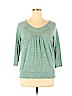 Route 66 Teal 3/4 Sleeve Top Size XL - photo 1