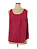 Faded Glory 100% Polyester Pink Sleeveless Blouse Size 2X - photo 1