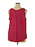 Faded Glory 100% Polyester Pink Sleeveless Blouse Size 2X - photo 2