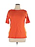 Talbots Orange Short Sleeve Top Size XL - photo 1