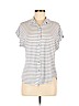 Splendid Blue Short Sleeve Henley Size M - photo 1