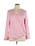 Ann Taylor 100% Polyester Pink Long Sleeve Blouse Size XL - photo 1