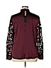 Worthington 100% Polyester Burgundy Long Sleeve Blouse Size XL - photo 2