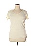 Talbots 100% Linen Ivory Short Sleeve Top Size XL - photo 1