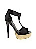 Paper Fox Black Heels Size 9 - photo 1