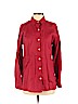 Jones New York 100% Linen Red Long Sleeve Blouse Size S (petite) - photo 1