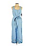 Juicy Couture 100% Linen Blue Jumpsuit Size L - photo 1