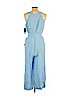 Juicy Couture 100% Linen Blue Jumpsuit Size L - photo 2