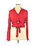 Assorted Brands 100% Rayon Red Long Sleeve Blouse Size 16 - photo 1