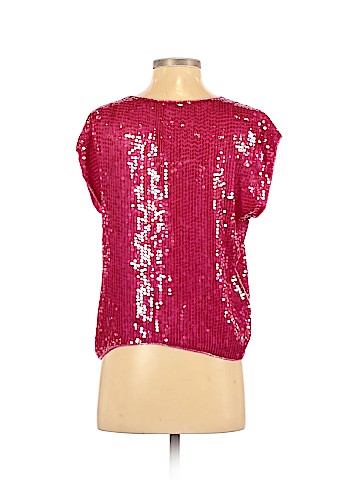 Neiman Marcus Short Sleeve Silk Top (view 2)