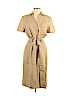 Brooks Brothers 100% Linen Tan Trenchcoat Size 12 - photo 1