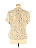 Violet & Claire 100% Polyester Tan Short Sleeve Blouse Size XL - photo 2