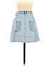Zara 100% Cotton Blue Denim Skirt Size XS - photo 2