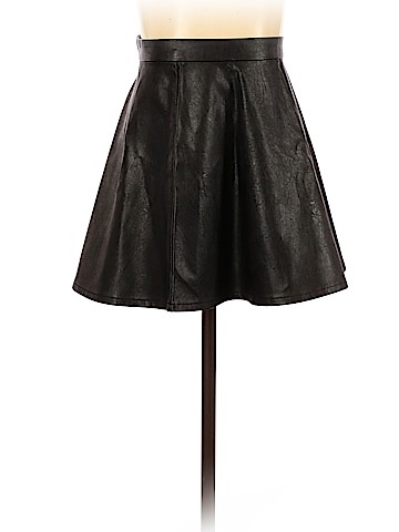 American Eagle Outfitters Faux Leather Skirt (view 1)