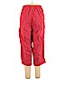 Erika 100% Cotton Red Casual Pants Size 1X - photo 2