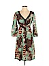Eyeshadow 100% Cotton Green Casual Dress Size S - photo 1