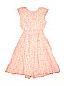 Lands' End 100% Cotton Pink Dress Size 8 - photo 2