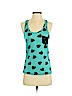 Iris Basic Blue Sleeveless Top Size M - photo 1