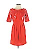 Reiss 100% Polyester Red Cocktail Dress Size 4 - photo 1