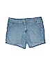 St. John's Bay Blue Denim Shorts Size 16 - photo 1