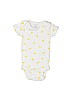 Carter's 100% Cotton Print White Short Sleeve Onesie Size Newborn - photo 1