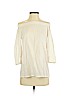 Theory 100% Cotton Ivory 3/4 Sleeve Blouse Size P (petite) - photo 1