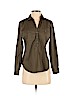 7th Avenue Design Studio New York & Company Green Long Sleeve Button-Down Shirt Size S (petite) - photo 1