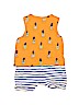 Baby Gap 100% Cotton Stripes Orange Short Sleeve Outfit Size 3-6 mo - photo 2