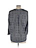 H&M 100% Polyester Blue 3/4 Sleeve Top Size L - photo 2