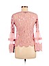 Say What? Pink Long Sleeve Blouse Size M - photo 2