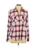 American Eagle Outfitters 100% Cotton Burgundy Long Sleeve Blouse Size L - photo 1