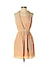 Club Monaco 100% Silk Tan Casual Dress Size 4 - photo 1