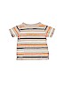 Carter's 100% Cotton Stripes Gray Short Sleeve T-Shirt 0-3 MO / 3 MO - photo 1