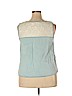 Unpublished 100% Lyocell Blue Sleeveless Blouse Size XXL - photo 2