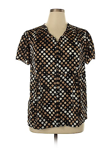 Apostrophe Short Sleeve Blouse (view 1)