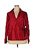 JM Collection 100% Polyester Red Long Sleeve Blouse Size 20 - photo 1