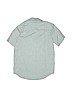 Gap Kids 100% Cotton Solid Green Short Sleeve Button-Down Shirt Size L (youth) - photo 2