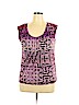 Axcess 100% Nylon Purple Sleeveless Top Size XL - photo 1